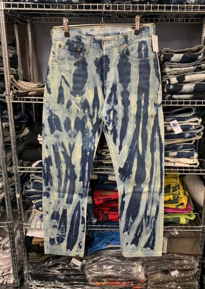 Blaue Bleachers Skinny Stretch 30/31" Taille