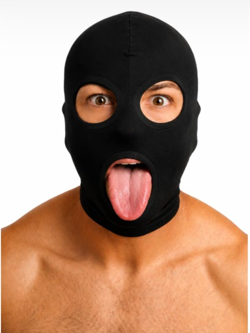 3 holes Lycra balaclava black