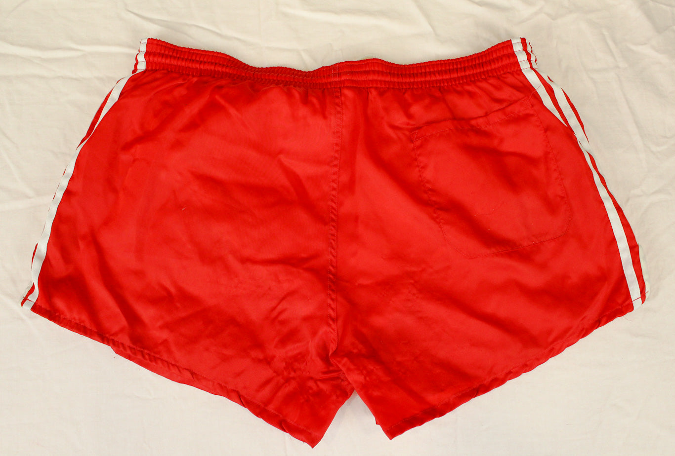 Adidas Satin Fußball rote Shorts Medium