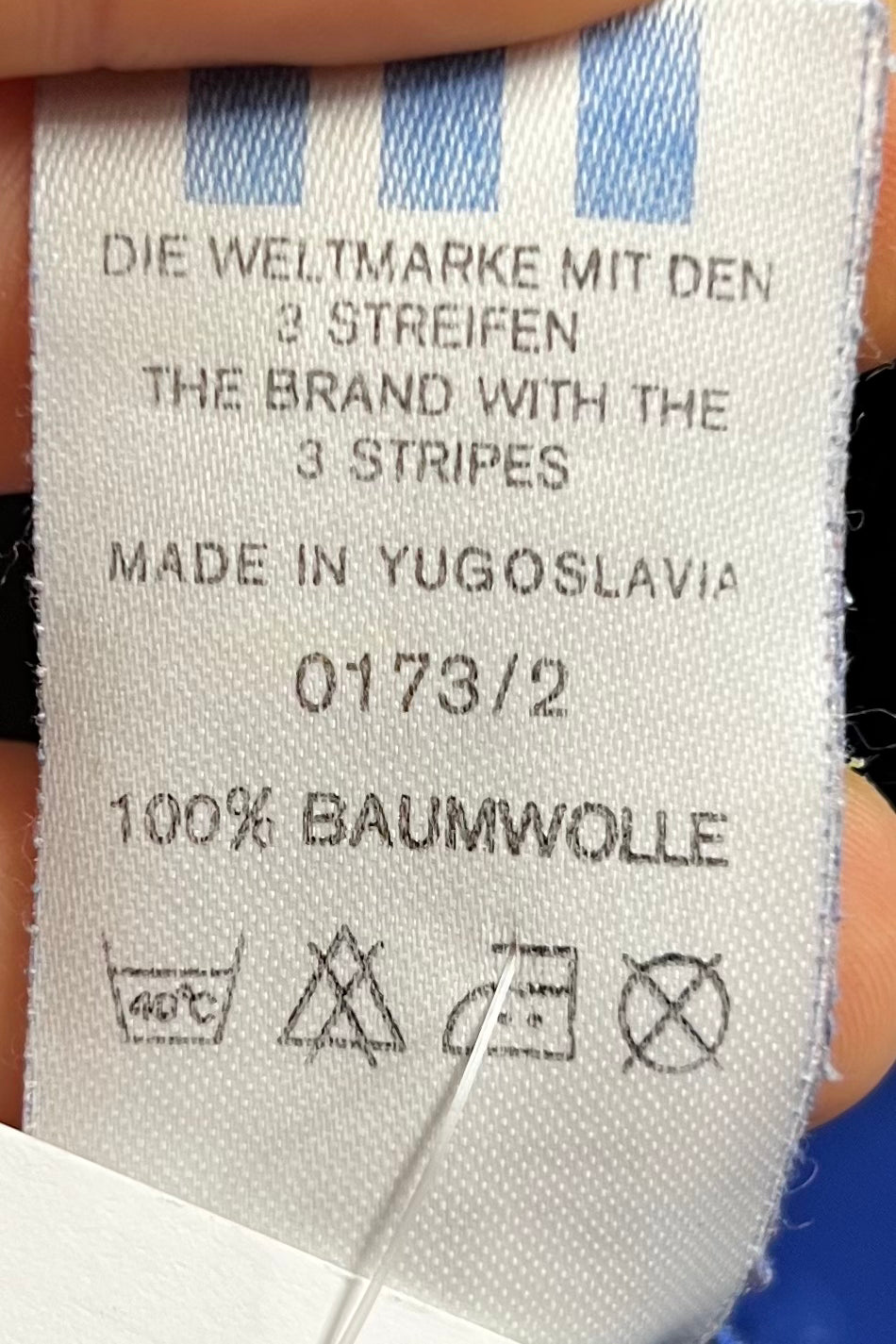 🔥 Adidas football shorts Royal Blue Medium - "Made in Yugoslavia" Rare!