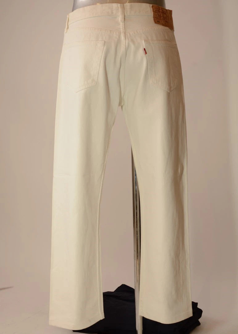 Jean Levi's coupe skinny Blanc avec fermeture éclair au dos/entière