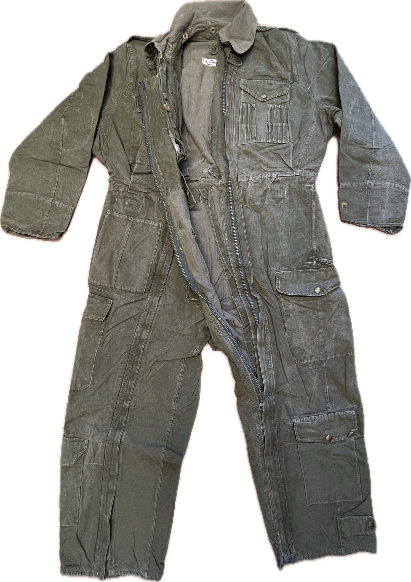 'FRENCH WWII' Green Army Overall -Large-
