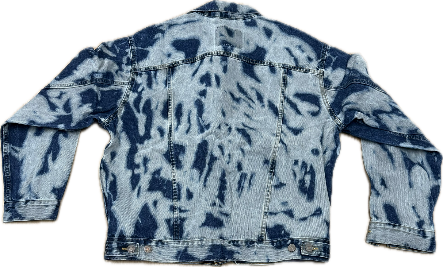 Bleached denim jacket Levi's XL