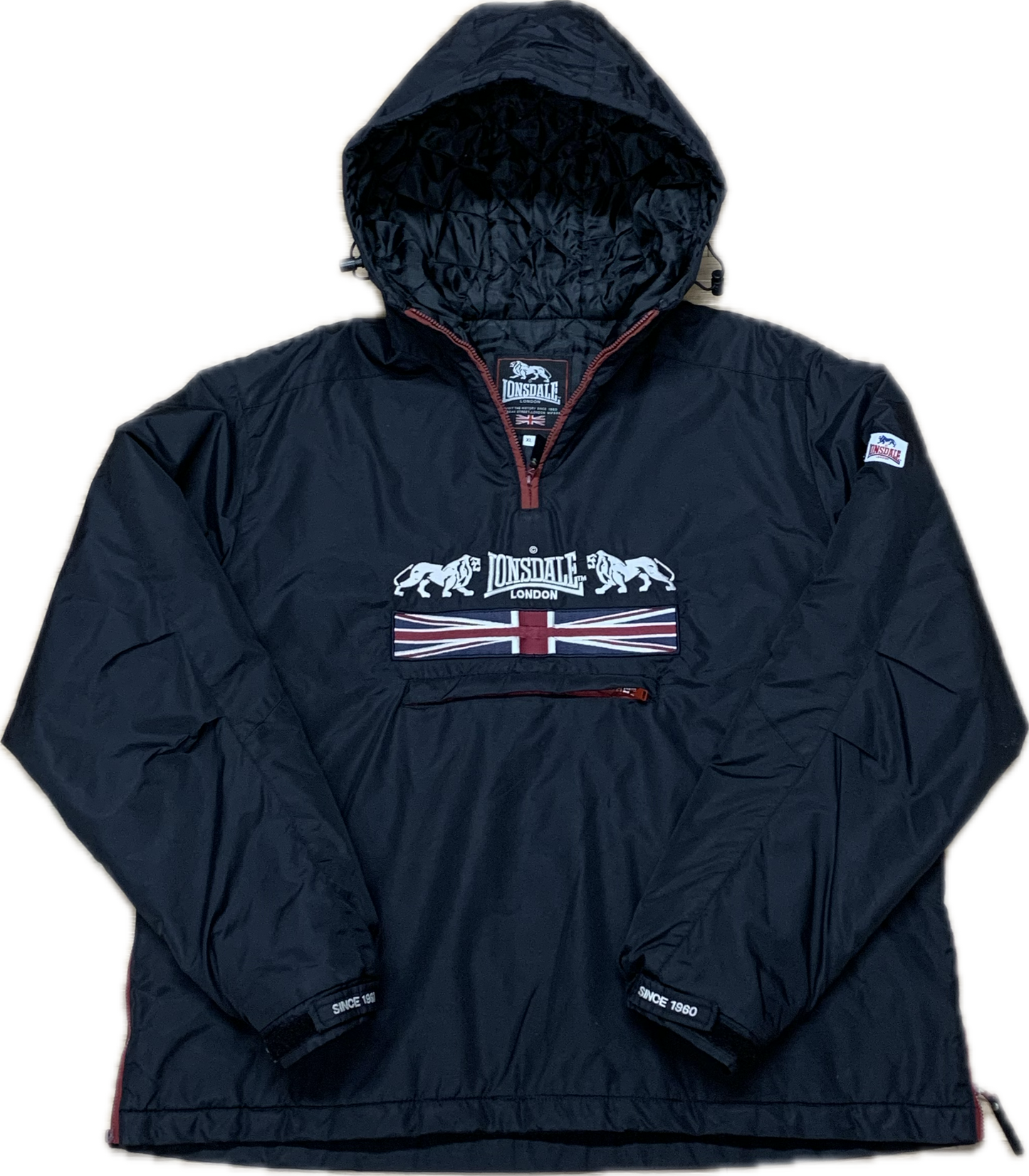 🔥 Veste pull Lonsdale Large - Noir