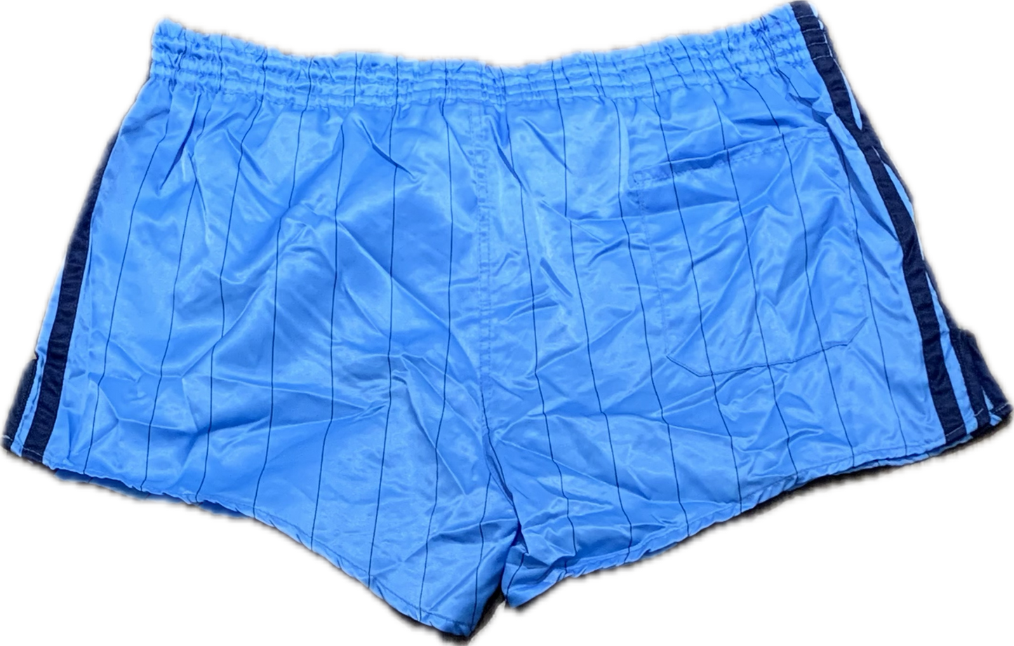 Adidas short de football en satin bleu M