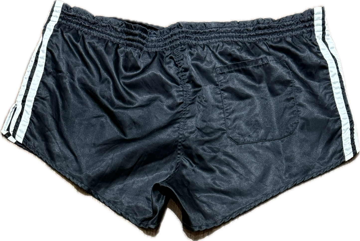 Adidas satin football short noir Large