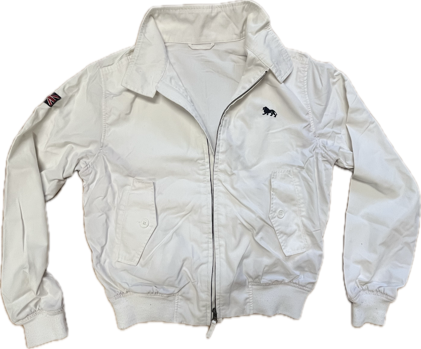 Lonsdale classic slim fit Harrington Jacket. Embroidered classic Lonsdale logo on the chest