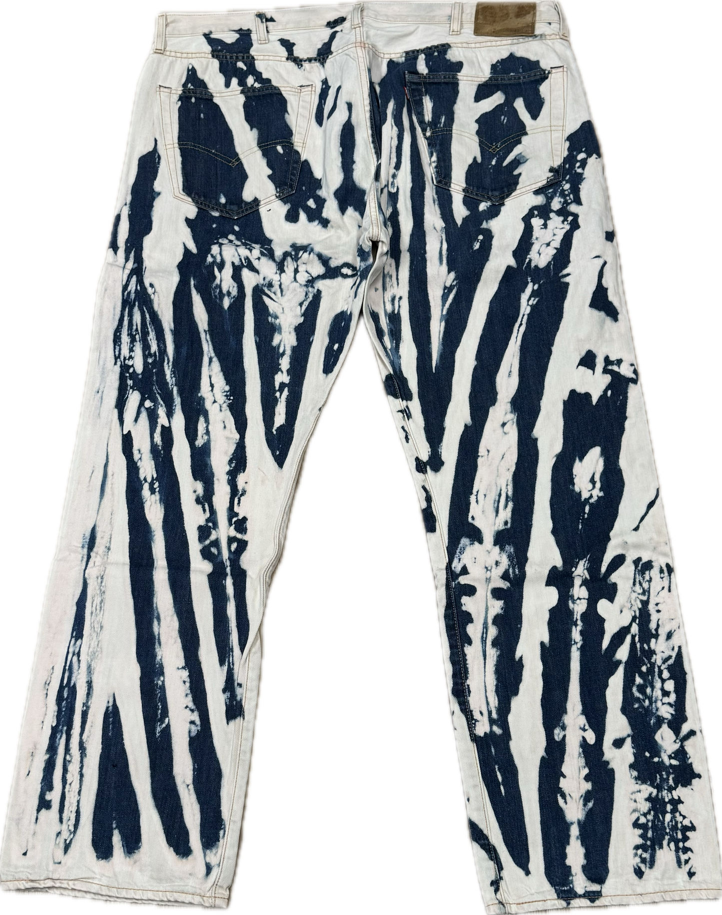 Blue Bleachers Taille skinny extensible 30/31"