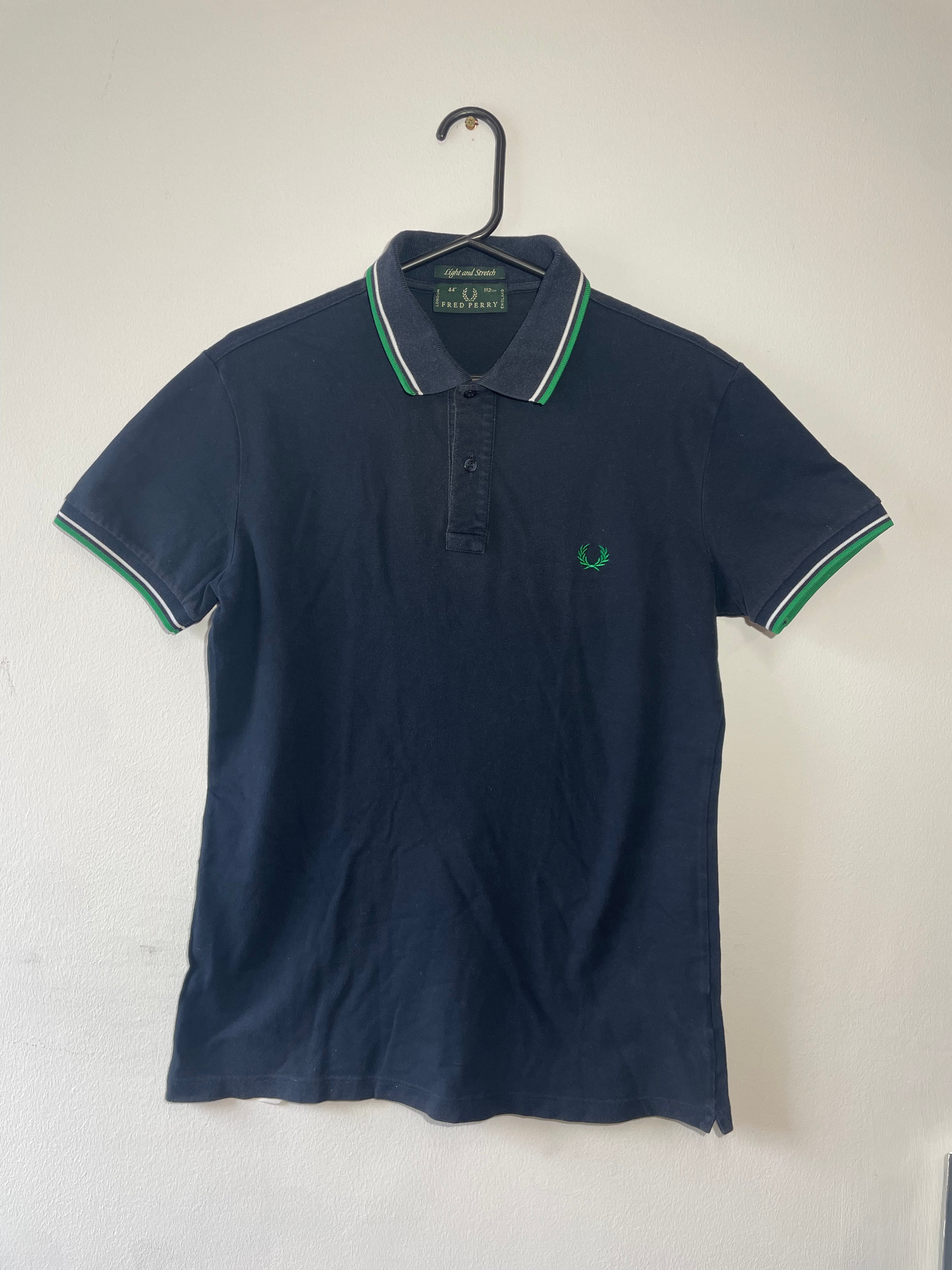 🔥Fred Perry polo shirt Navy Blue M Bleachers and Co.