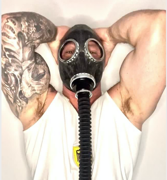 GP5 Black Russian gas mask set