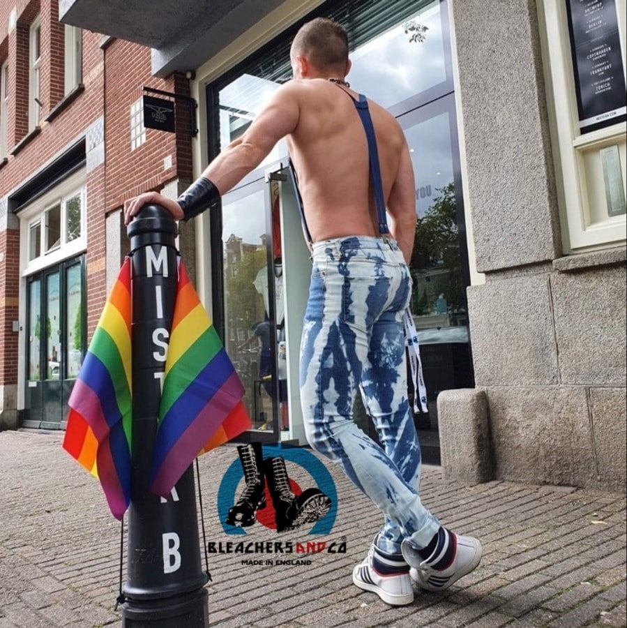 Dégradeurs en denim stretch coupe super skinny noir