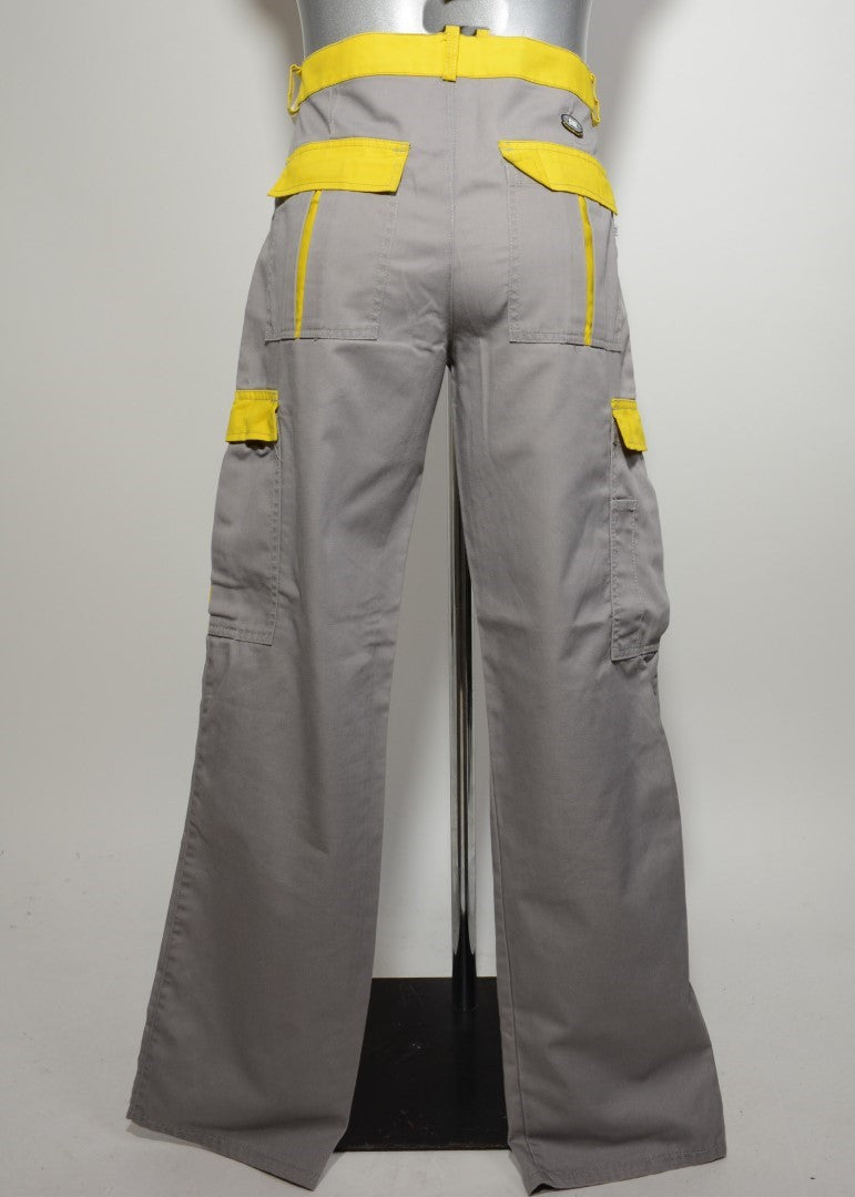 🔥 "SIR" work trousers grey/yellow Large EU48