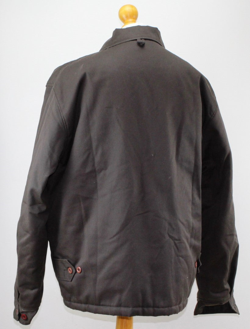 🔥 Veste modulaire Carhartt Vintage pour hommes avec fermeture éclair marron foncé extra large