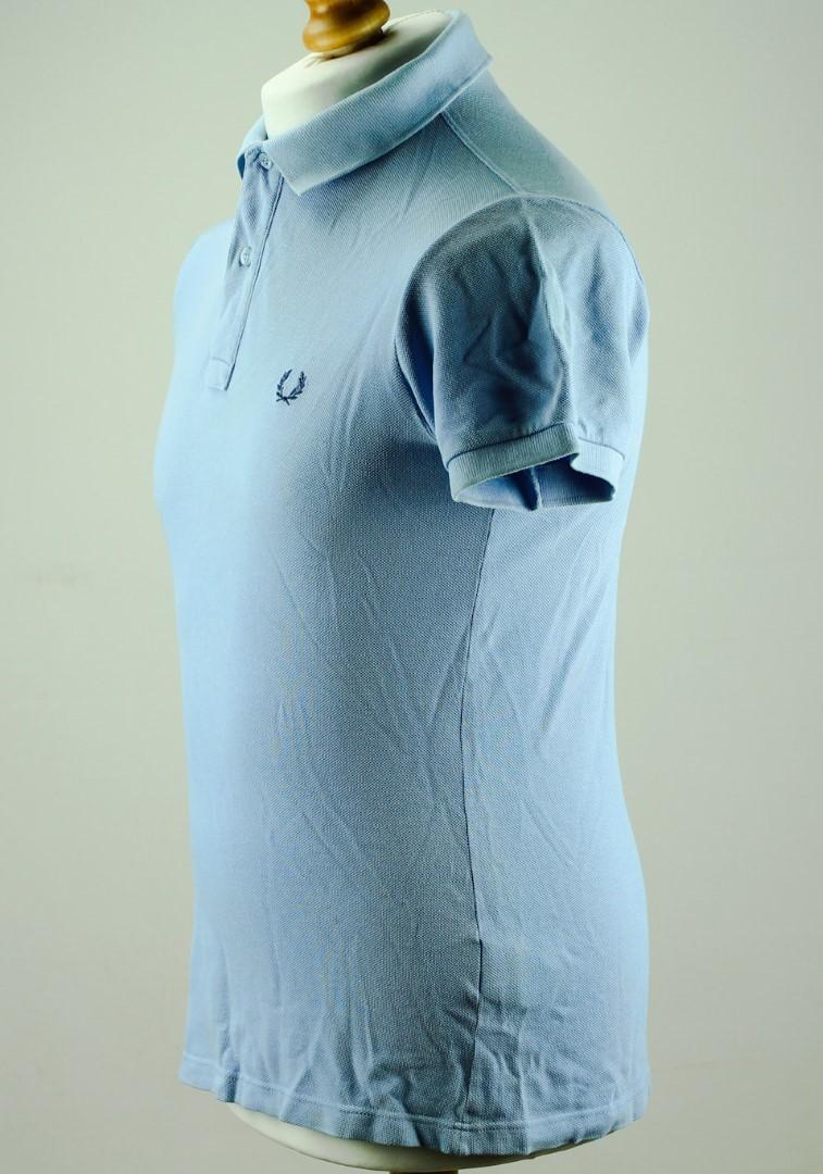 🔥 Fred Perry polo shirt light blue slim XS