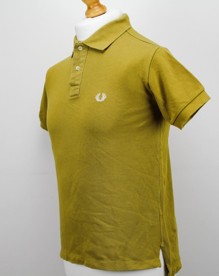 🔥 Fred Perry poloshirt mustard Small