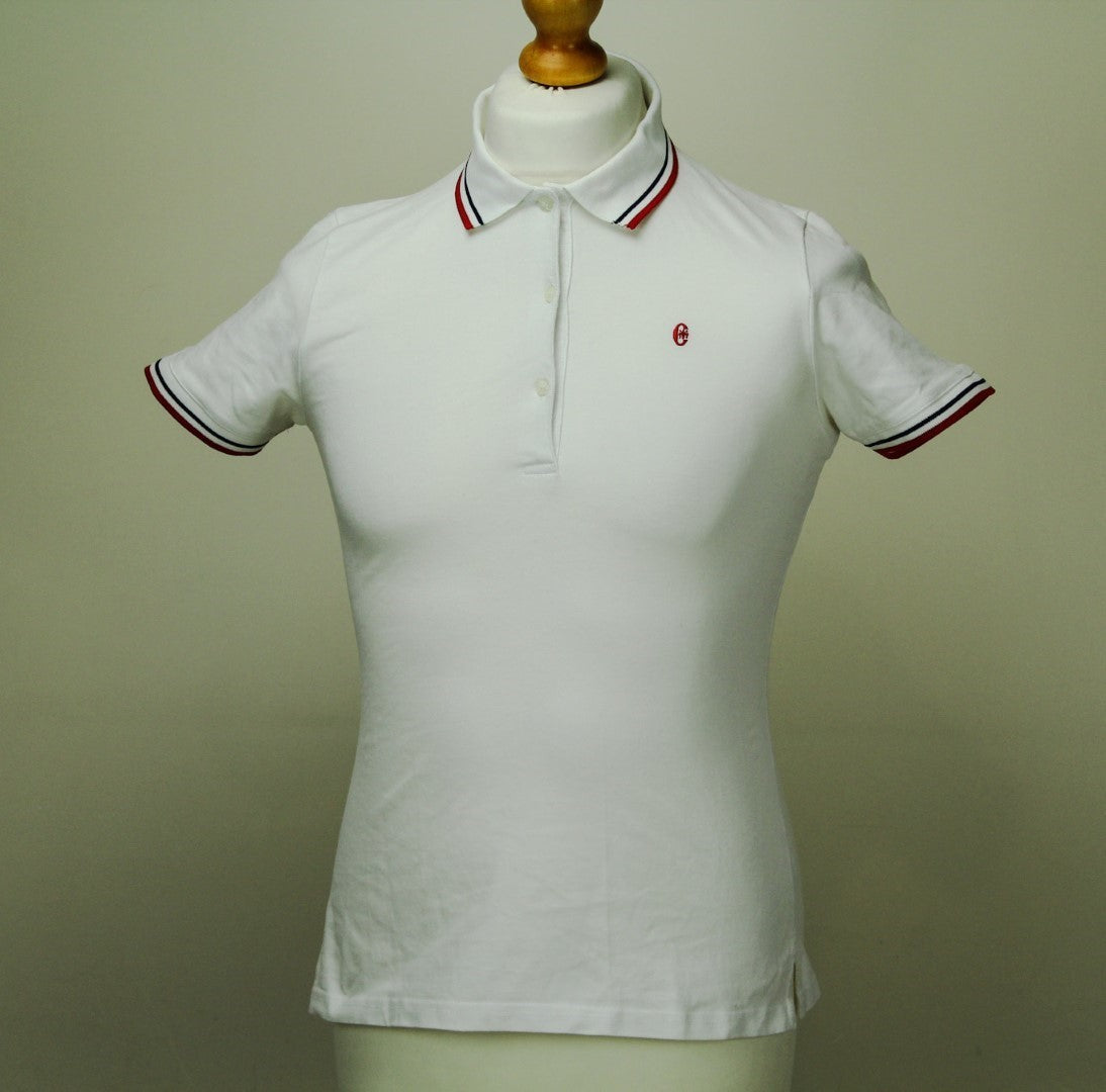 Conte of Florence Poloshirt weiß Groß
