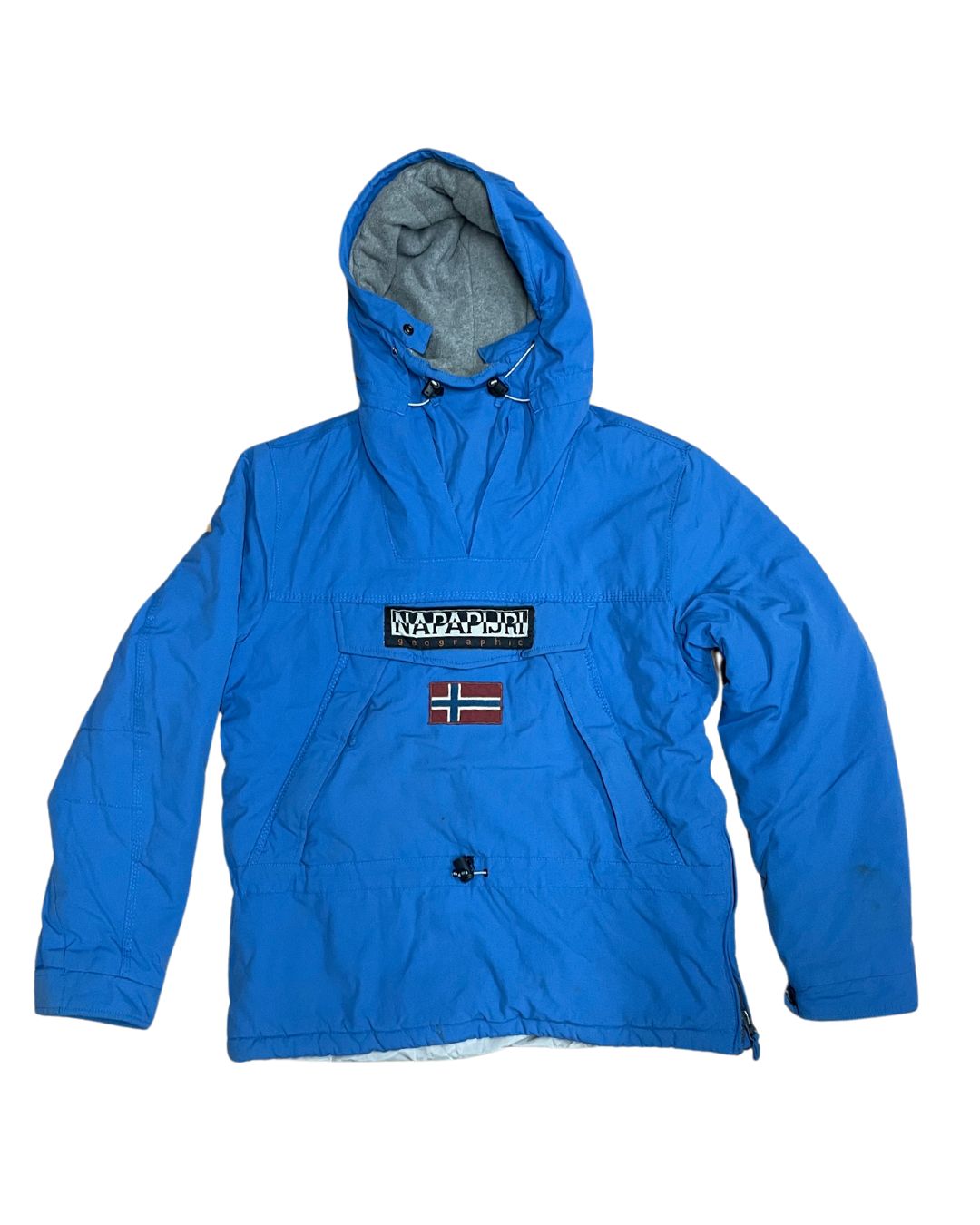 🔥 NAPAPIJRI Pullover Jacket Blue - Large