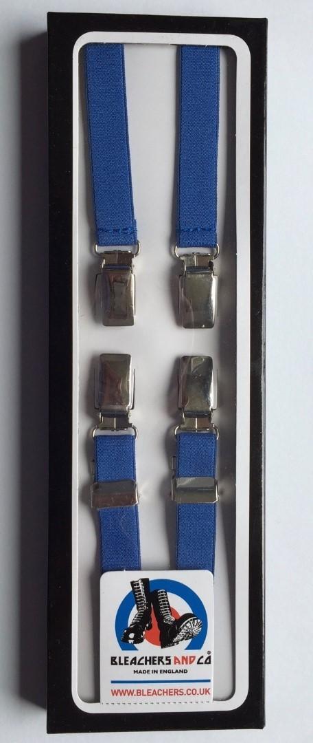 Dünne Hosenträger blau (15 mm)