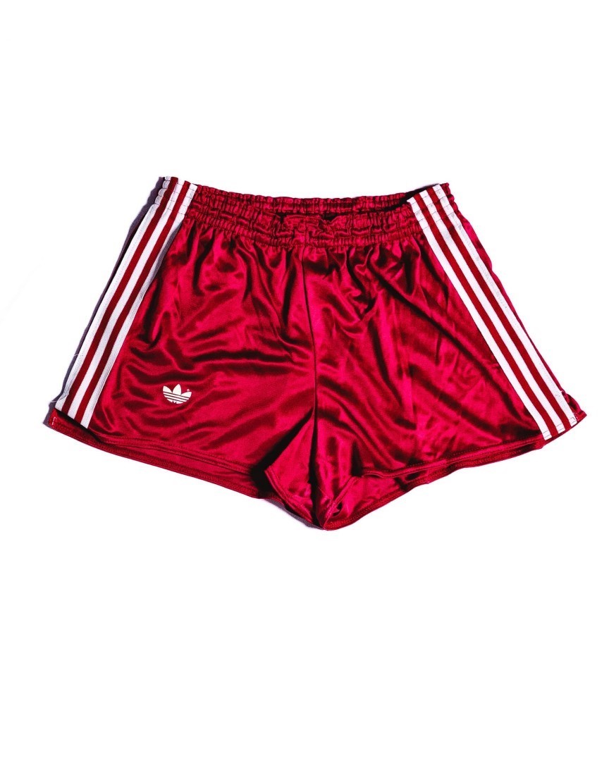 🔥 Short Adidas satin football bordeaux XL