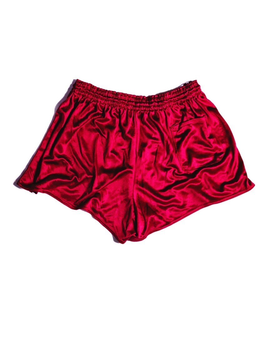 🔥 Short Adidas satin football bordeaux XL