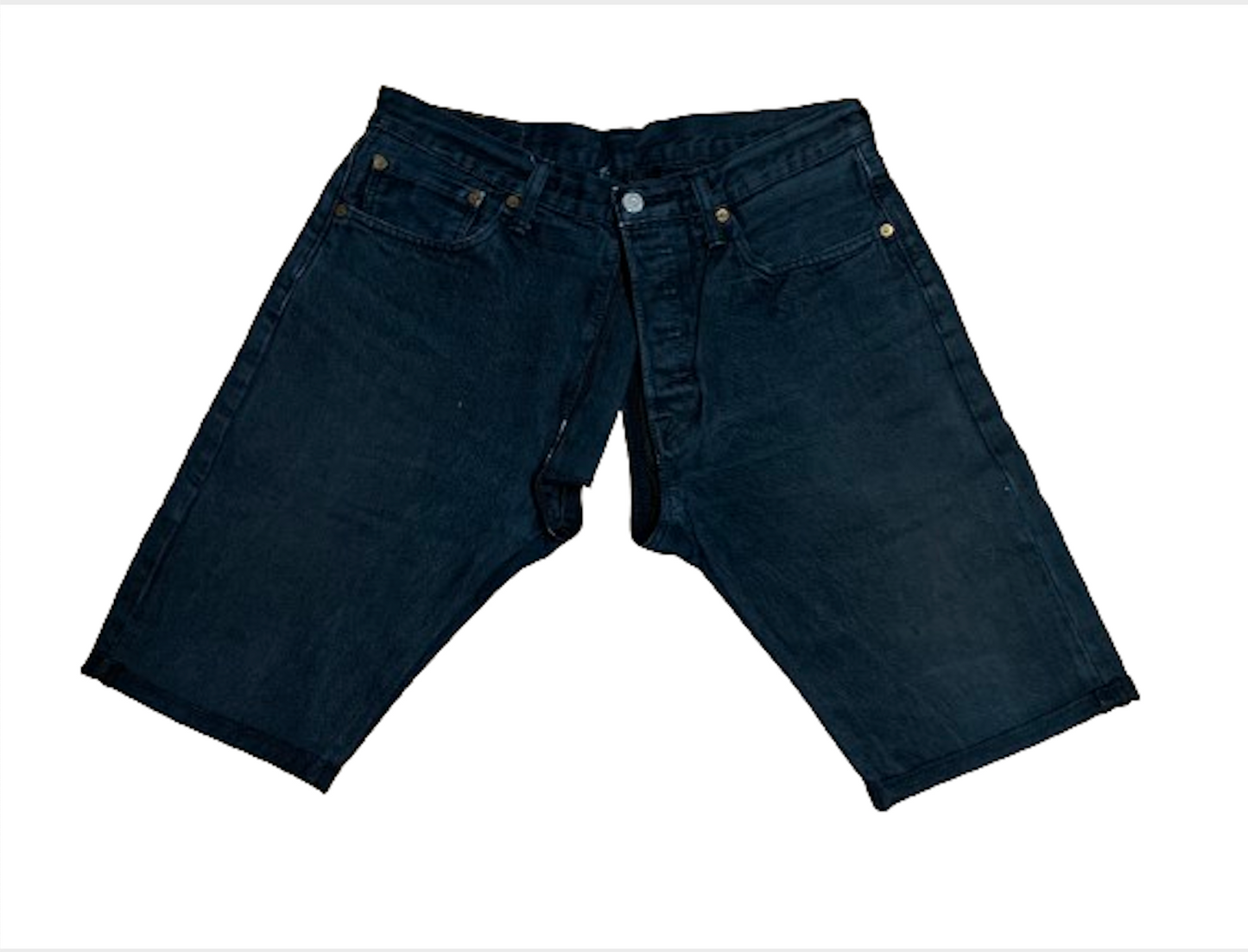 Straight Fit Shorts schwarz Levi's mit Reißverschlüssen (neu)