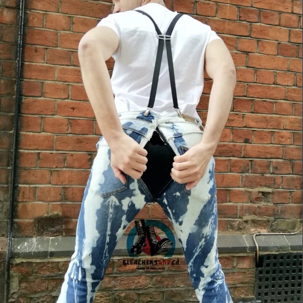 Dégradeurs en denim stretch coupe super skinny noir avec fermeture éclair au dos/complète