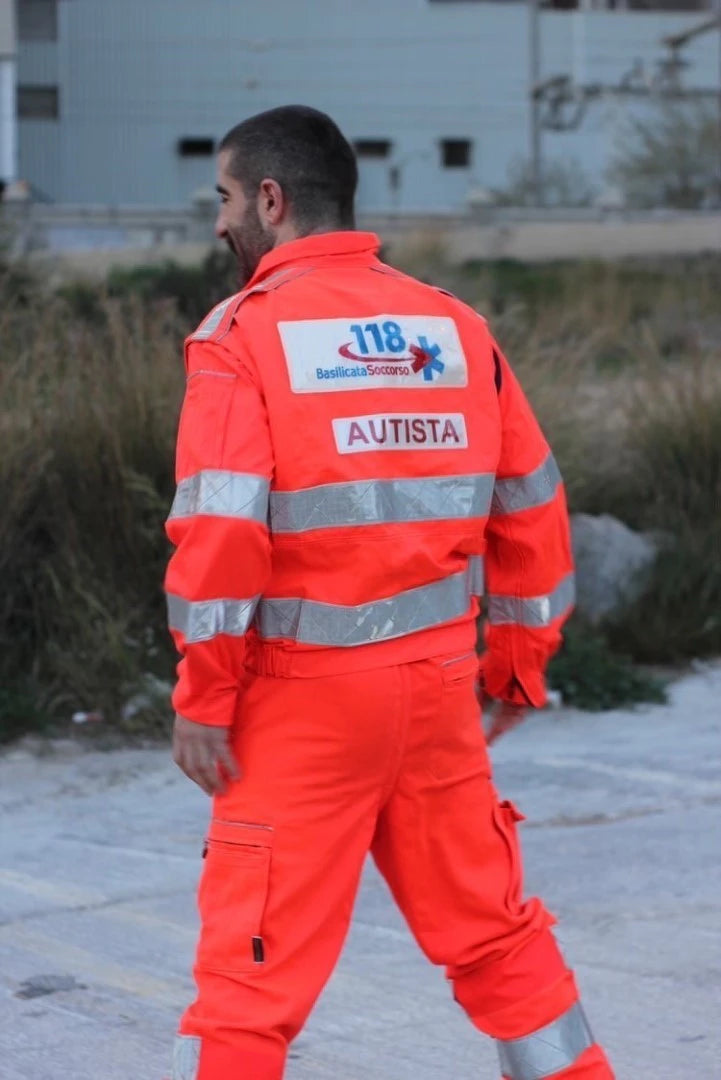 ORIGINAL HIGH VIS EMERGENCY SERVICES SUIT CLASSIC WITH ZIPS