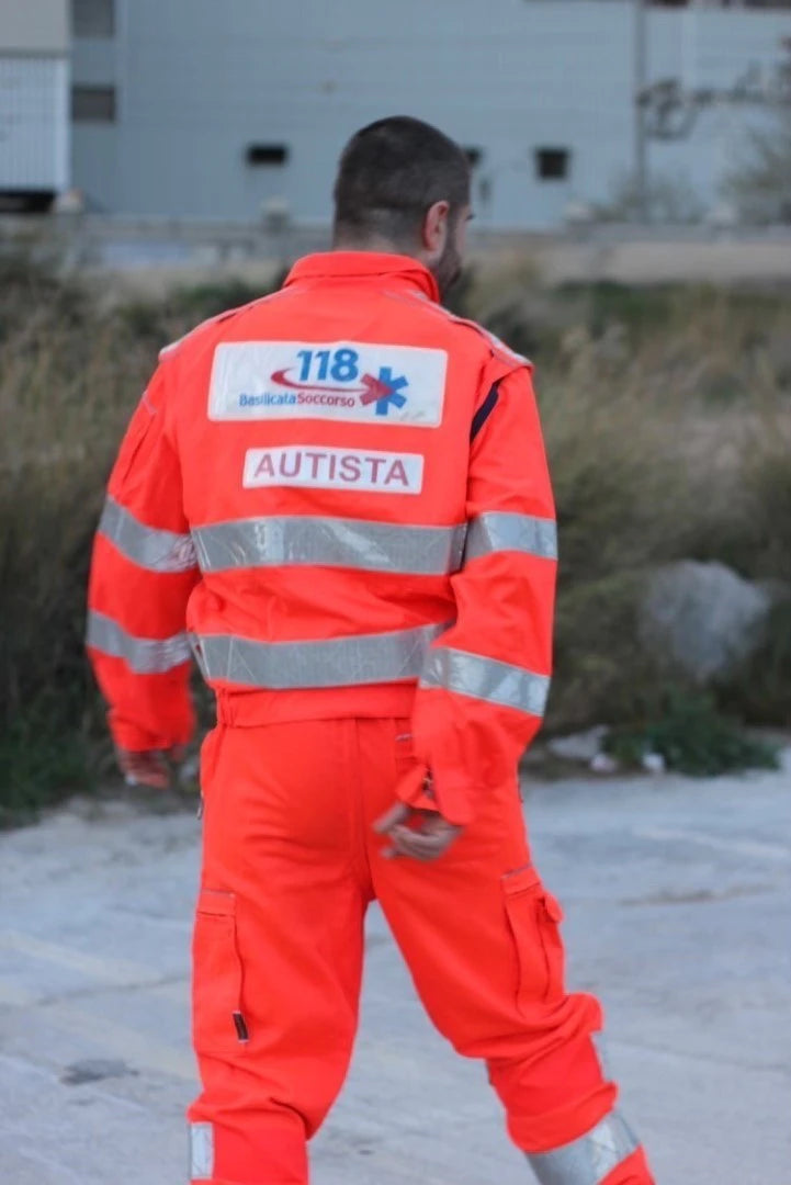 ORIGINAL HIGH VIS EMERGENCY SERVICES SUIT CLASSIC WITH ZIPS