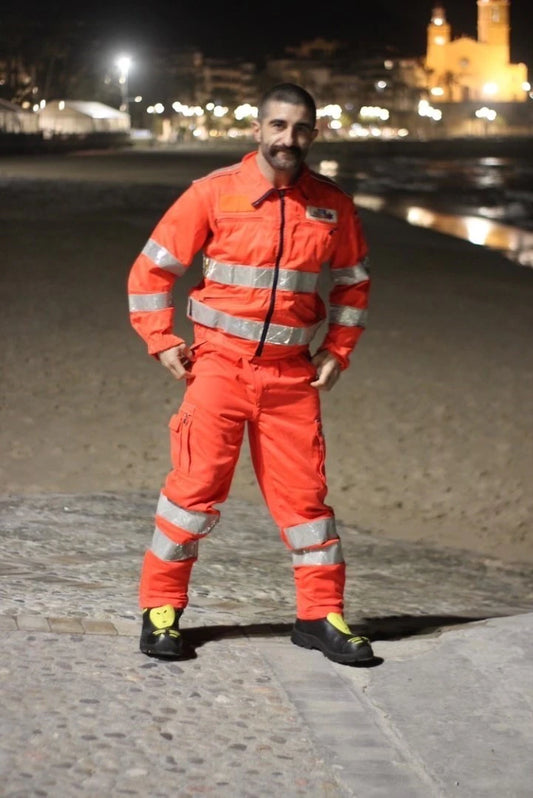 ORIGINAL HIGH VIS EMERGENCY SERVICES SUIT CLASSIC WITH ZIPS