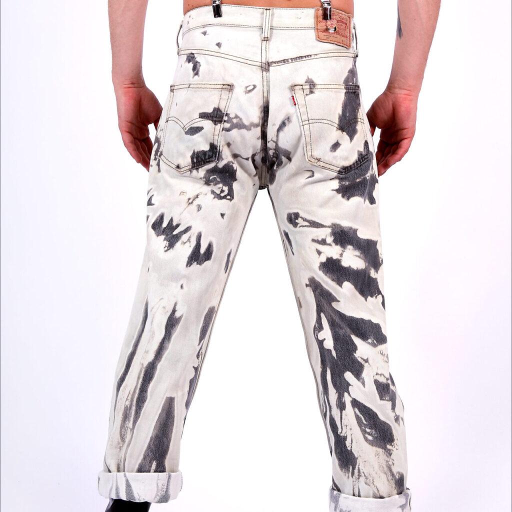 Bleachers Schwarze Levi's 501 Skinny Fit
