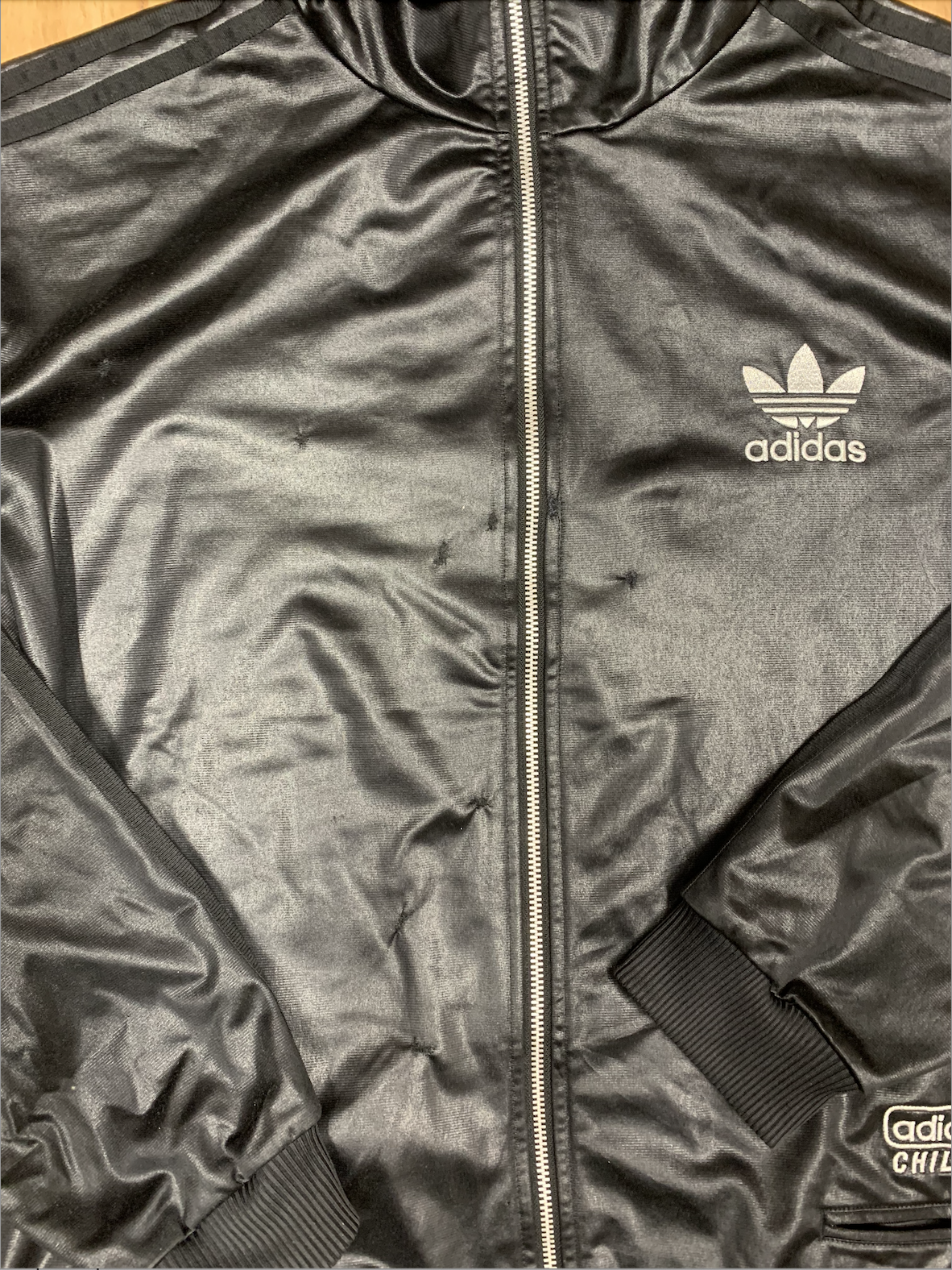 Adidas top Chile 62 black XL Repaired Bleachers and Co
