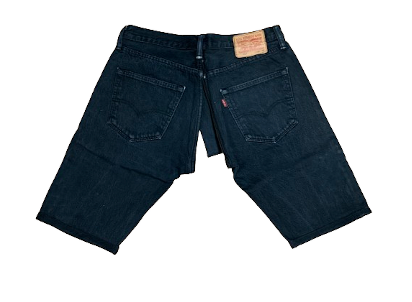 Straight Fit Shorts schwarz Levi's mit Reißverschlüssen (neu)