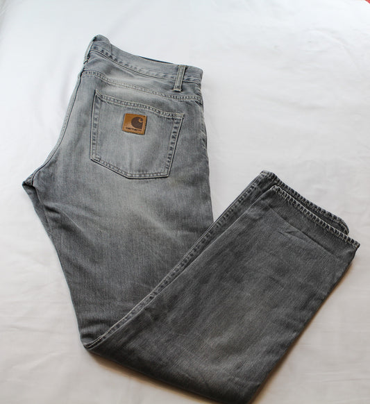 Carhartt genou court noir avec fermeture éclair complète - taille 32"