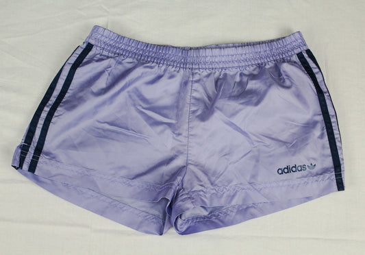 Adidas short de football en satin blanc S