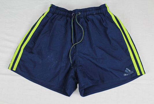 Adidas short de football en satin blanc S