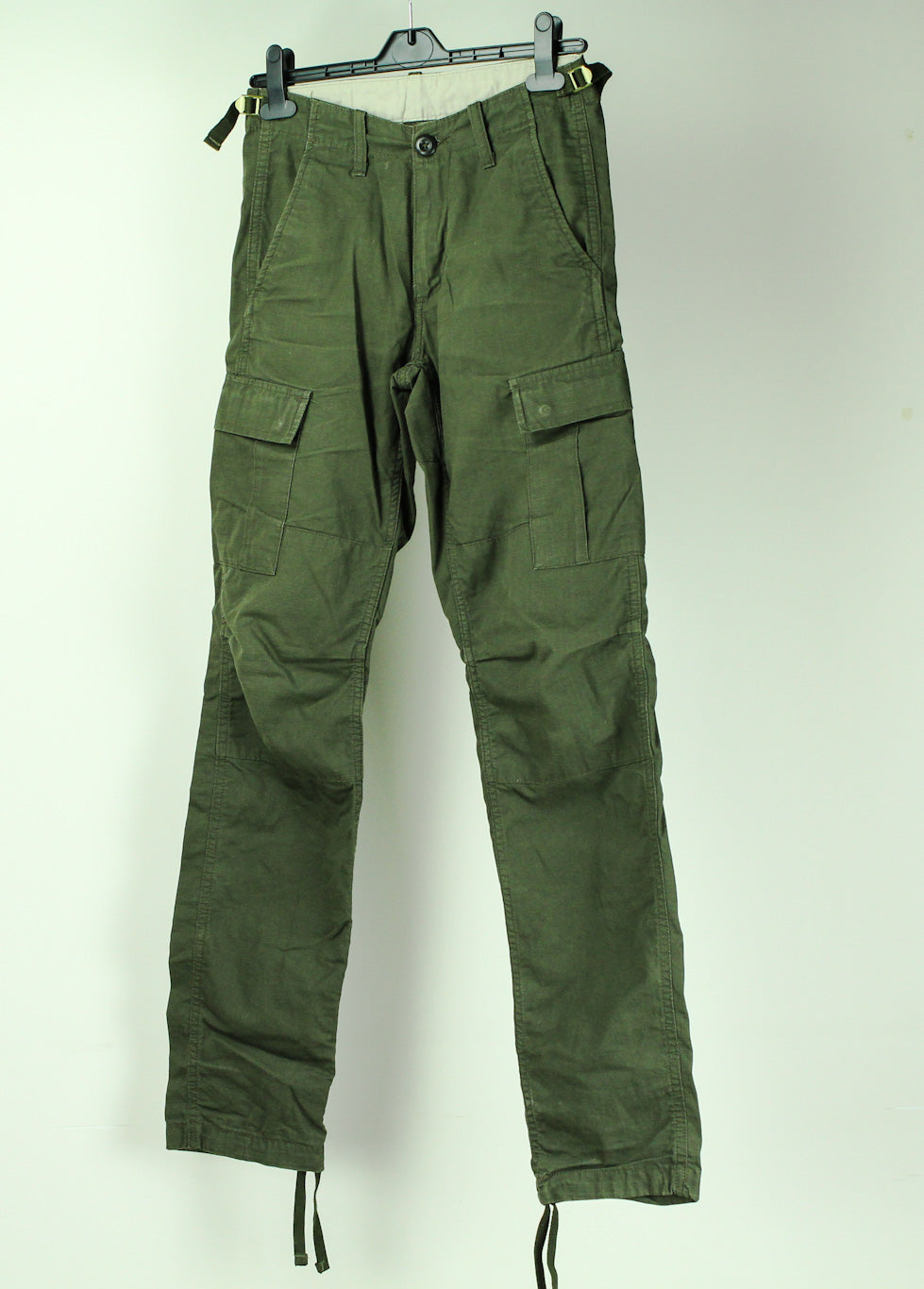 Carhartt genou court noir avec fermeture éclair complète - taille 32"