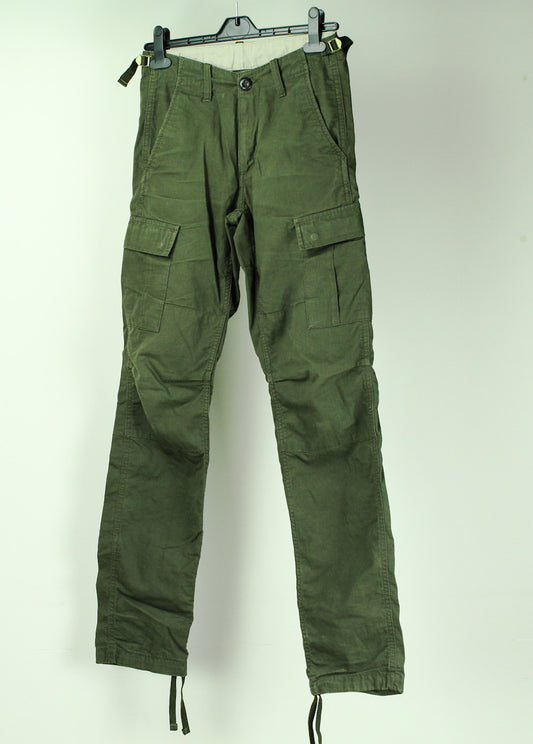 Carhartt genou court noir avec fermeture éclair complète - taille 32"
