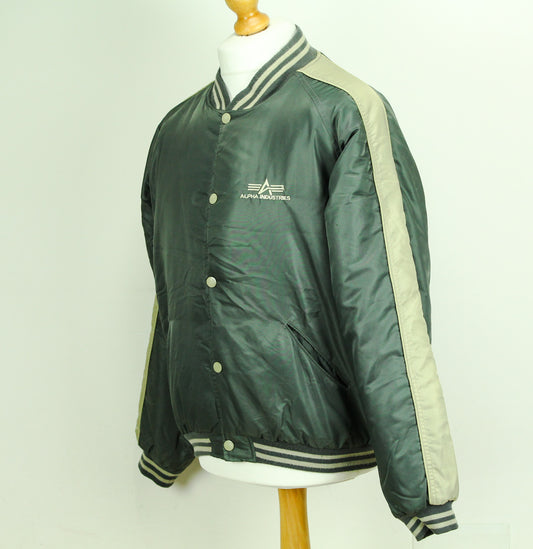 "Alpha Industries" MA1 Bomber Jacket Green - Medium