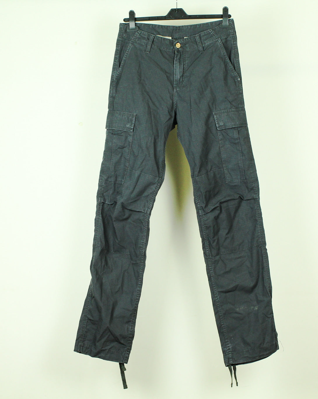 Carhartt genou court noir avec fermeture éclair complète - taille 32"