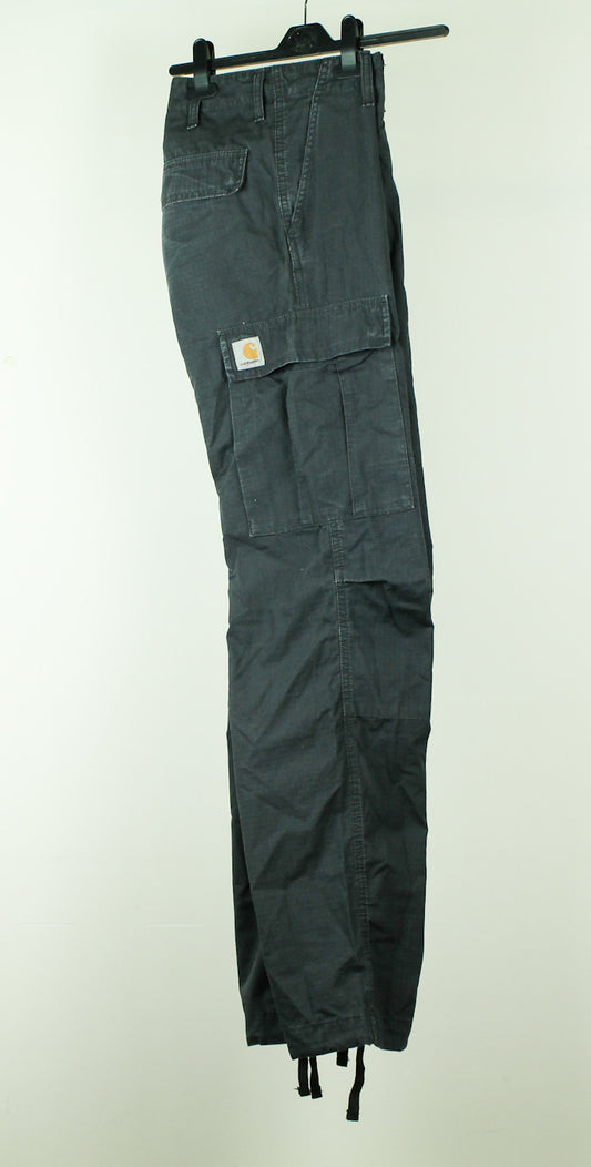 Carhartt genou court noir avec fermeture éclair complète - taille 32"