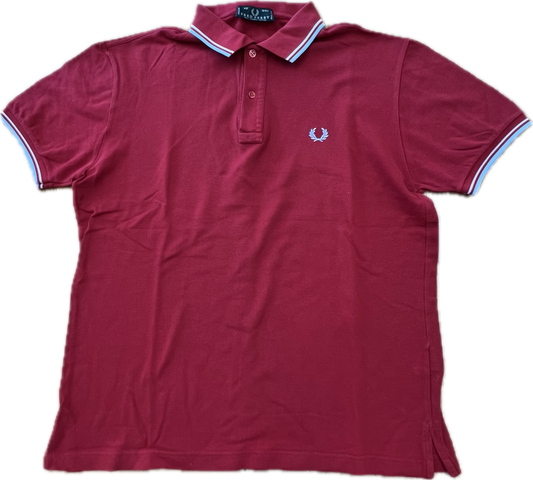 🔥 Fred Perry polo shirt red 42"