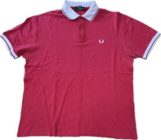 🔥 Fred Perry polo shirt red 50"
