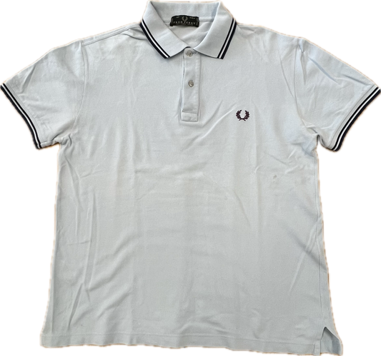 🔥 Fred Perry polo shirt light blue 40"