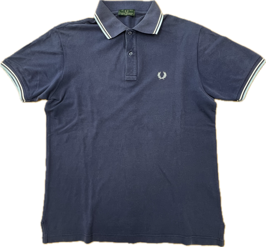 🔥 Fred Perry polo shirt blue 44"