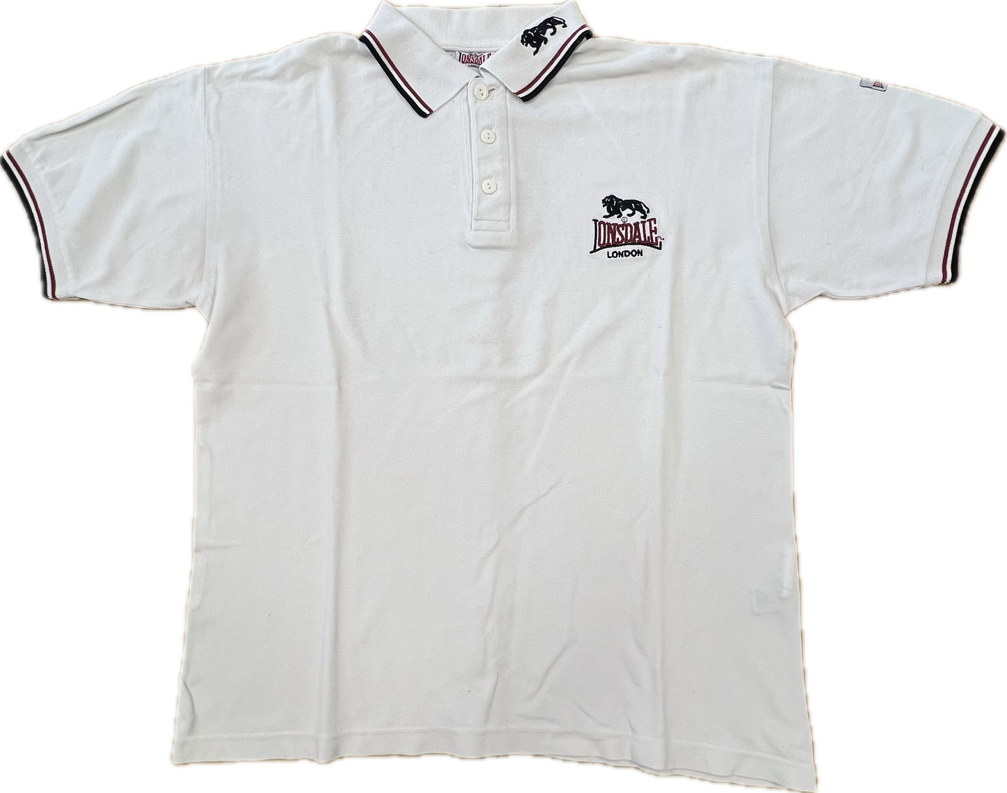 🔥 Lonsdale polo shirt white L