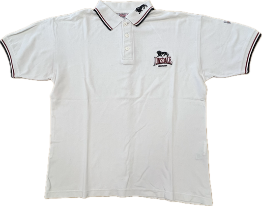 🔥 Lonsdale polo shirt white L