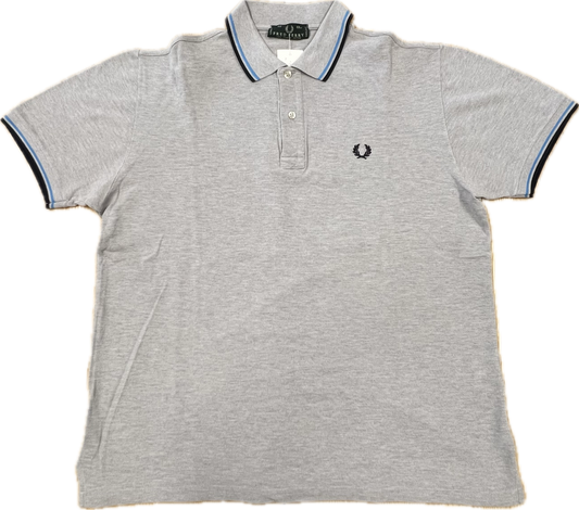 🔥 Fred Perry polo shirt grey 46" XL