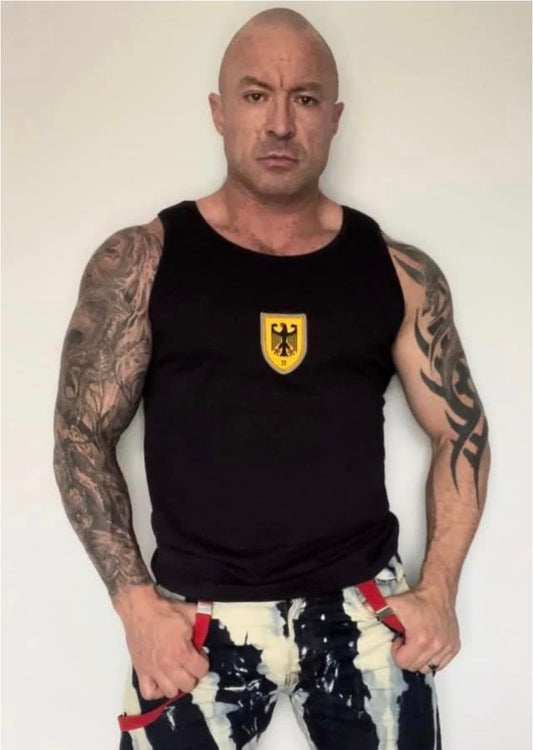 BUNDESWEHR TANK TOP "CORPS II" – BLACK