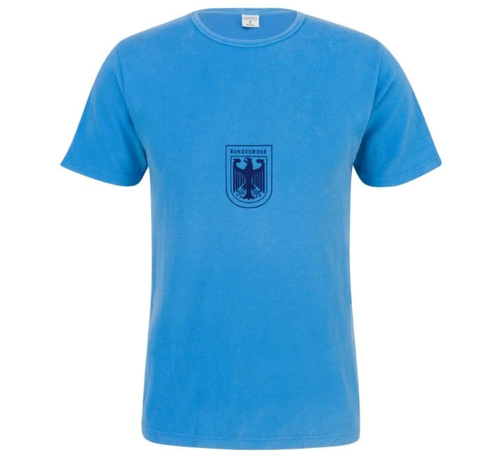 T-shirt d'entraînement original de l'armée allemande - Bleu