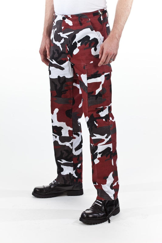 Combat trousers Red camouflage